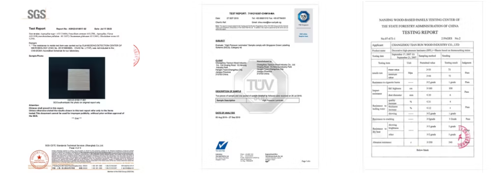 HPL z certyfikatem jakości